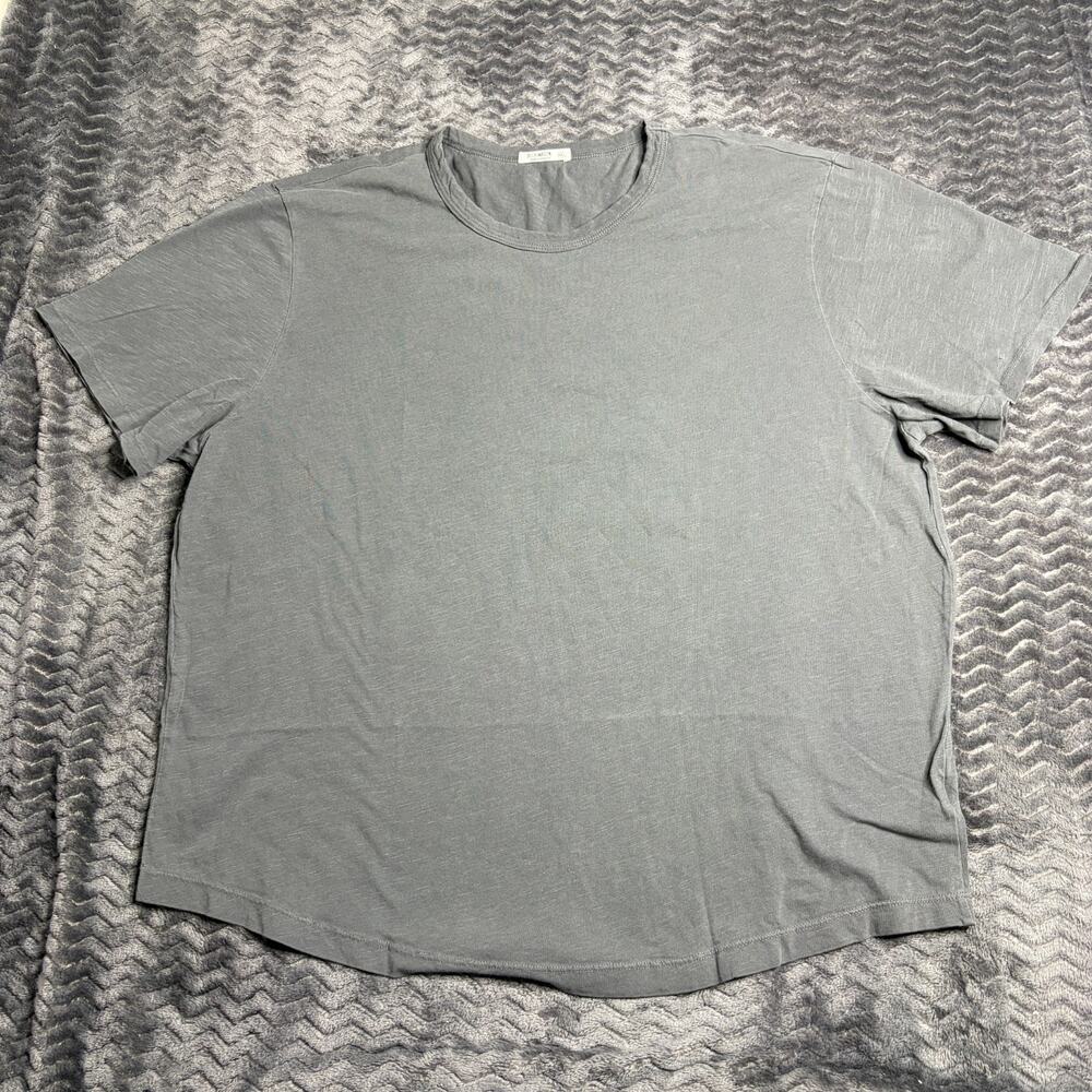 Buck Mason Fade Black Venice Wash Pima Curved hem size 2XL short
